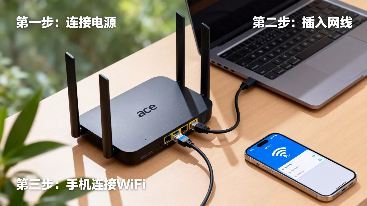 ace路由器怎么连网络？ace路由器连接方法