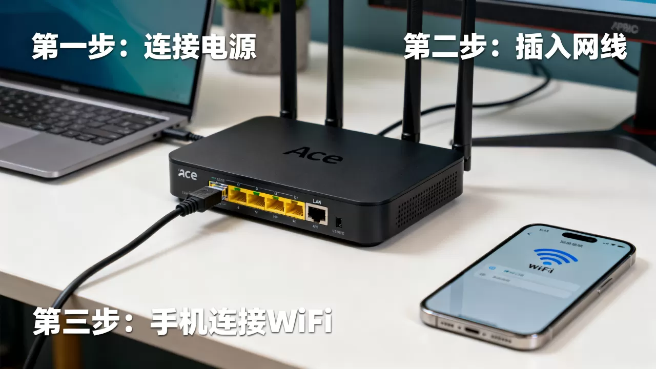 ace路由器怎么连网络？ace路由器连接方法