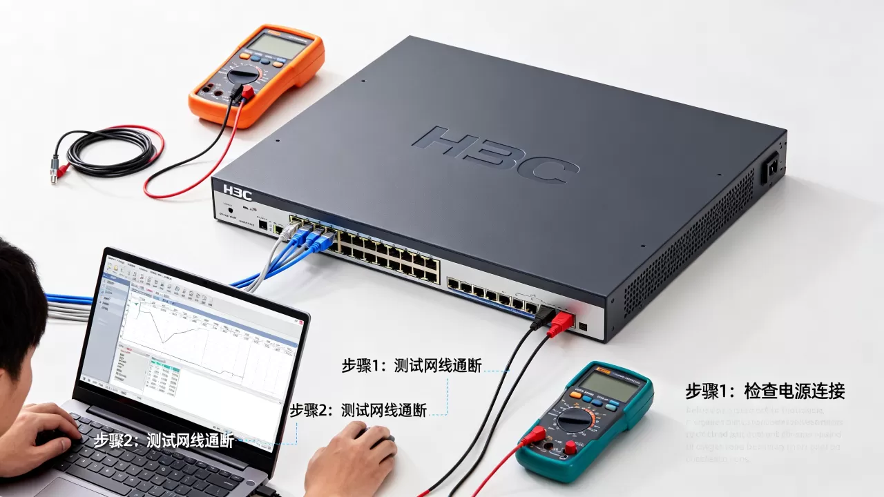 H3C网络排错遇到故障怎么办？H3C交换机常见故障排查方法