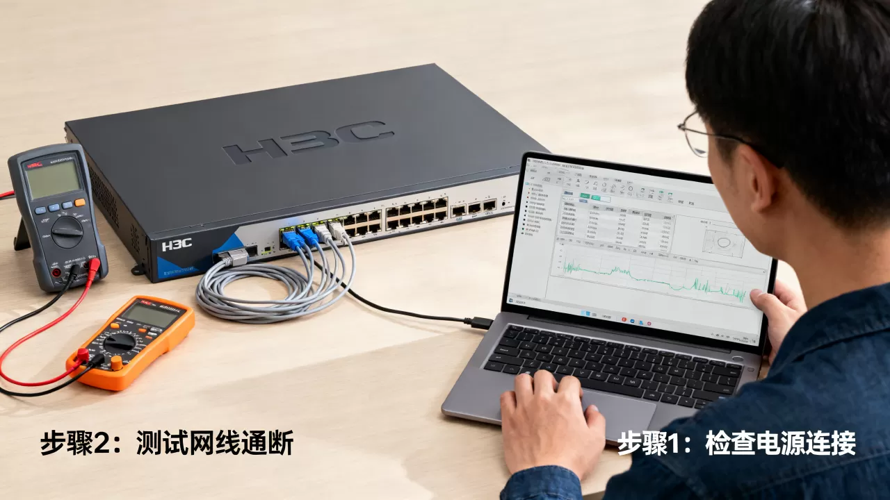 H3C网络排错遇到故障怎么办？H3C交换机常见故障排查方法