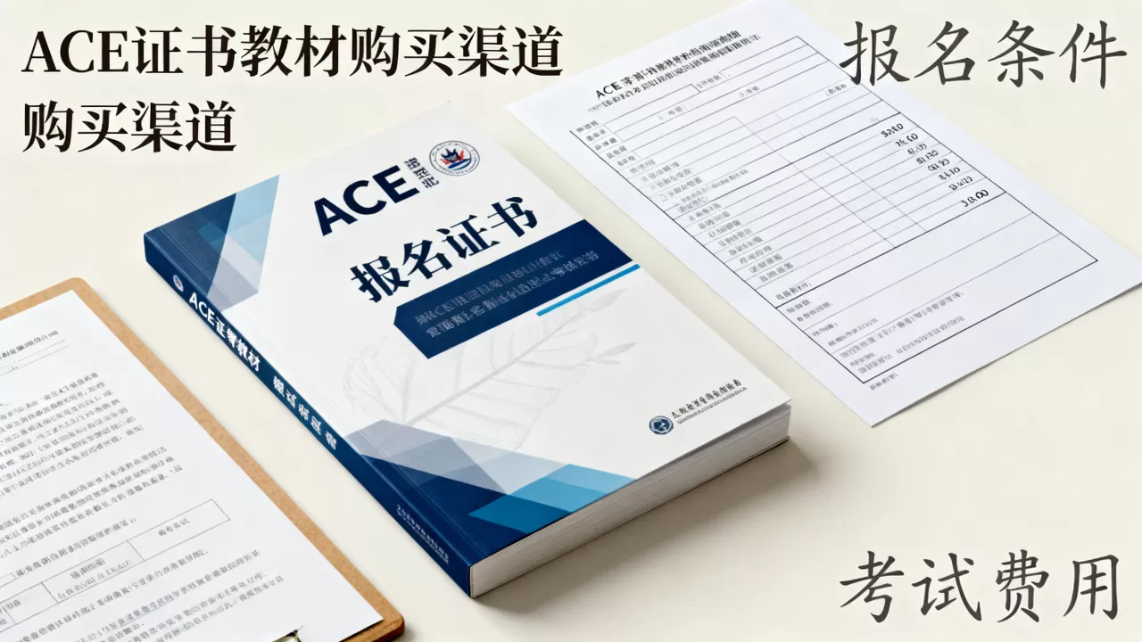 ace证书教材哪里买?ace证书考试报名条件及费用 ace证书教材哪里买?ace证书考试报名条件及费用
