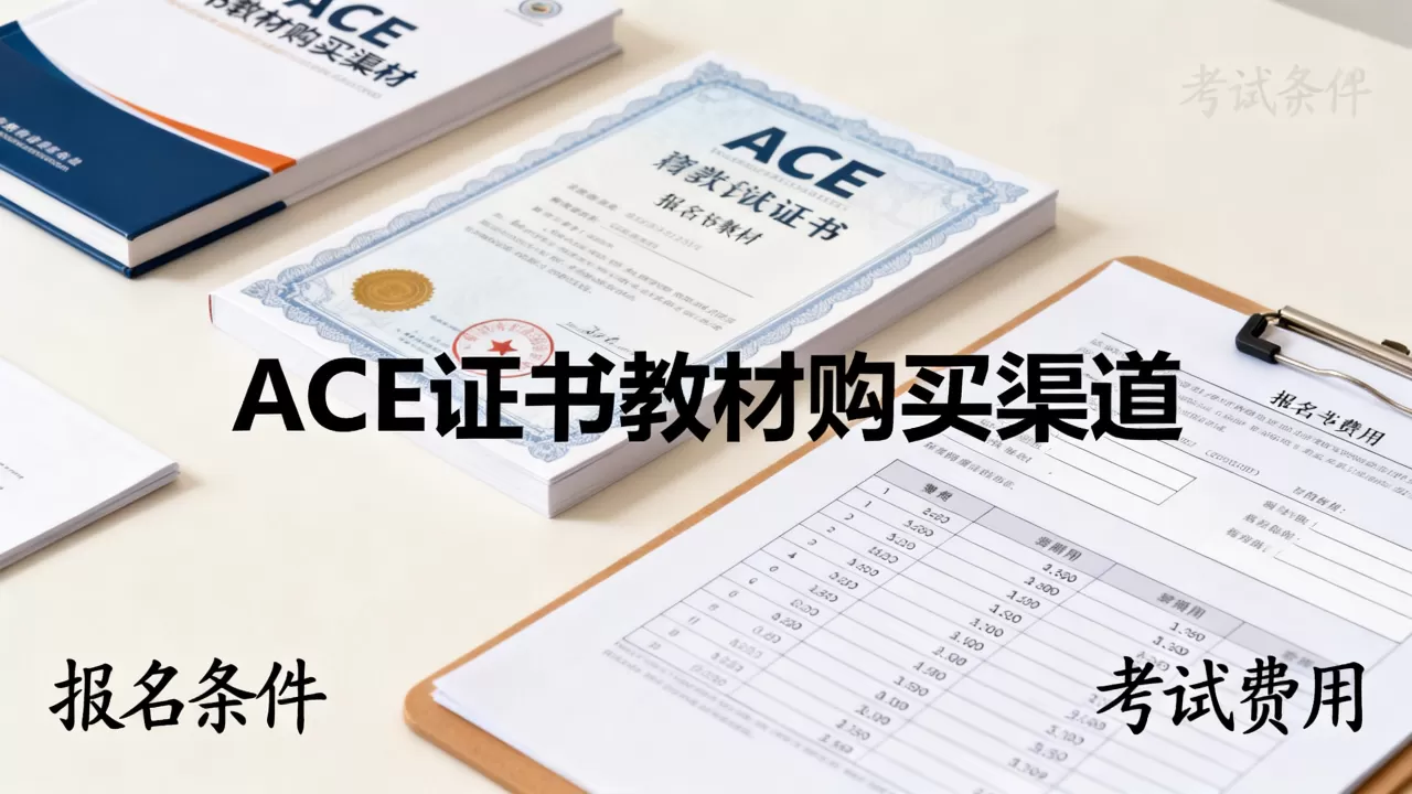 ace证书教材哪里买?ace证书考试报名条件及费用 ace证书教材哪里买?ace证书考试报名条件及费用