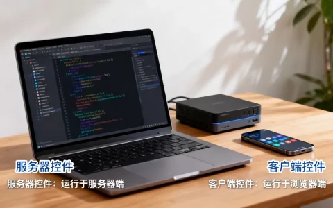 服务器控件与客户端控件区别在哪？前端开发中如何选择控件
