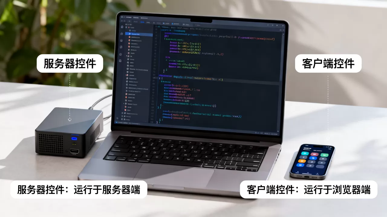服务器控件与客户端控件区别在哪?前端开发中如何选择控件 服务器控件与客户端控件区别在哪?前端开发中如何选择控件