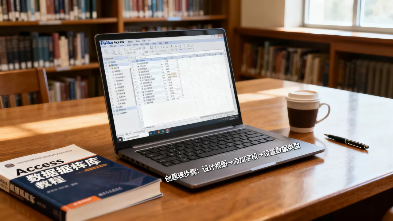 access数据库教程图书馆怎么用？access数据库创建表
