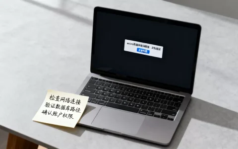 access数据库查询报错未知怎么解决？access数据库连接失败常见原因