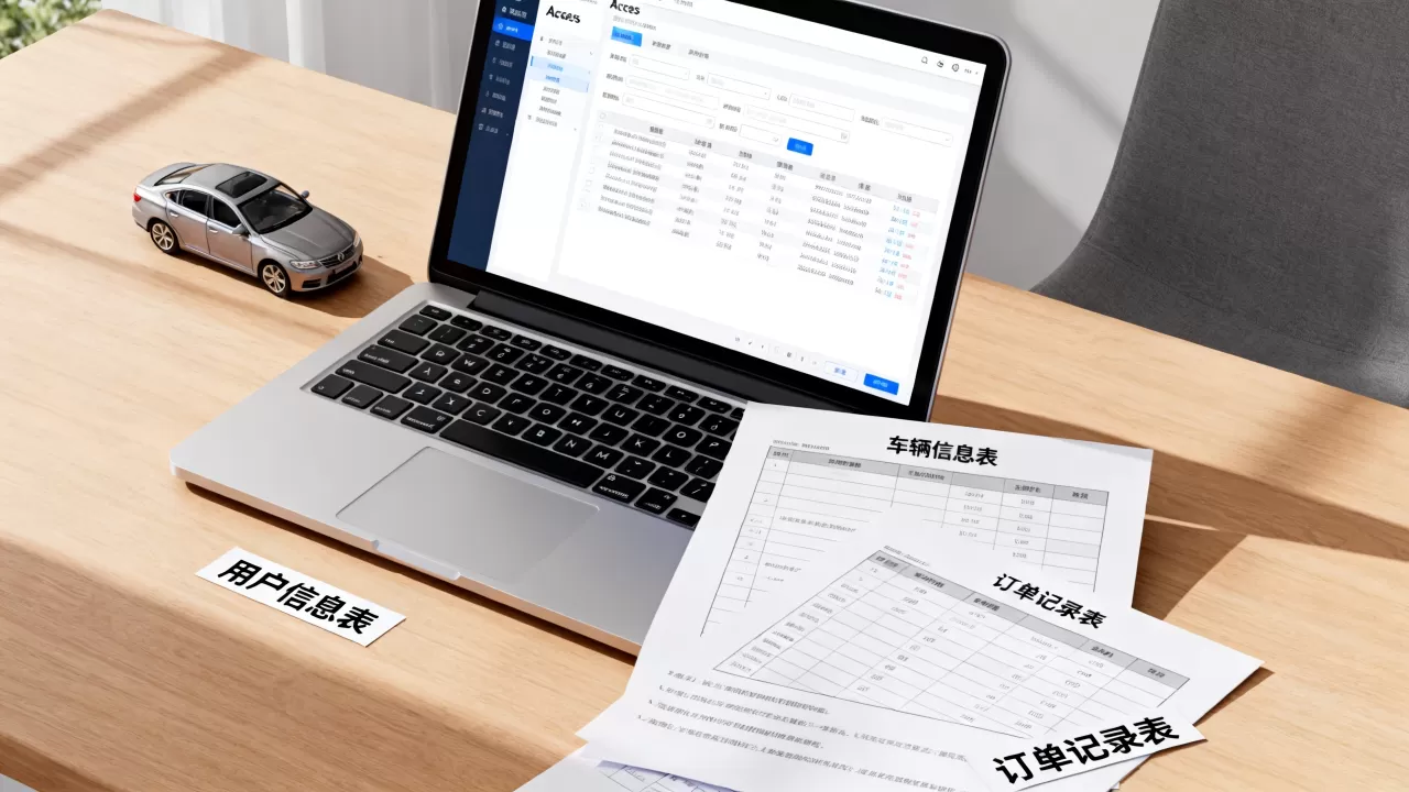 access数据库怎么设计汽车租赁系统？