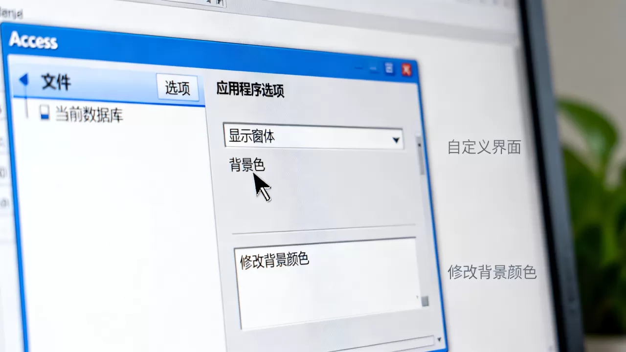 Access数据库界面如何自定义?access数据库怎么修改背景颜色 Access数据库界面如何自定义?access数据库怎么修改背景颜色