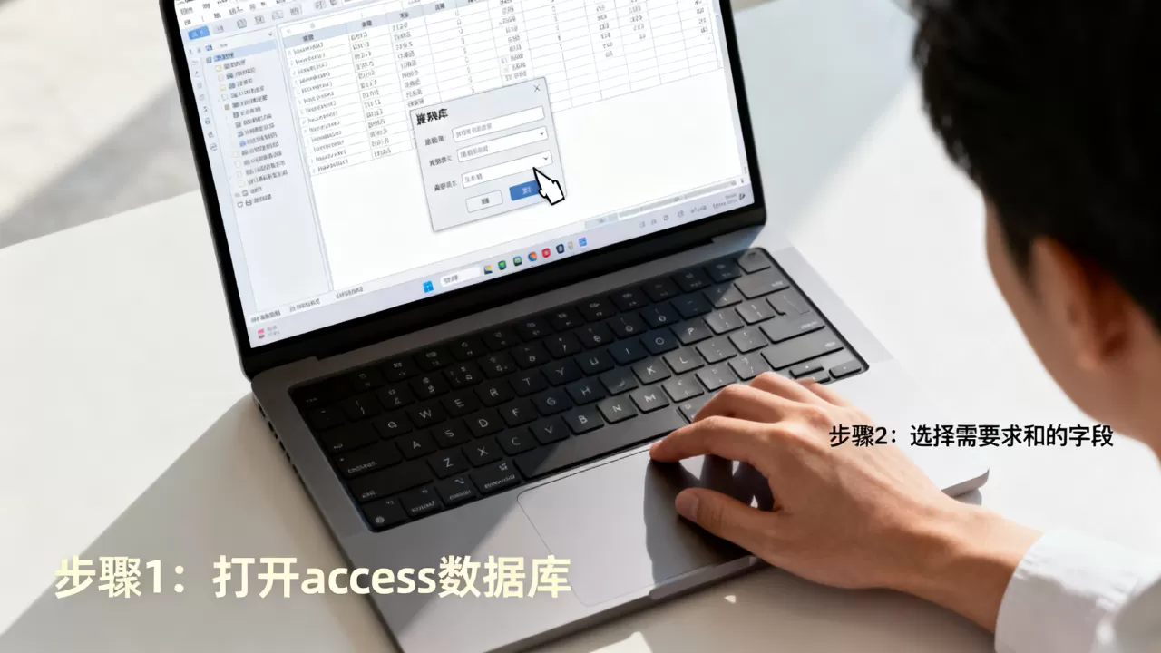 access数据库如何求和？access数据库多条件求和