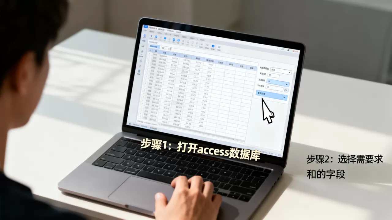 access数据库如何求和？access数据库多条件求和