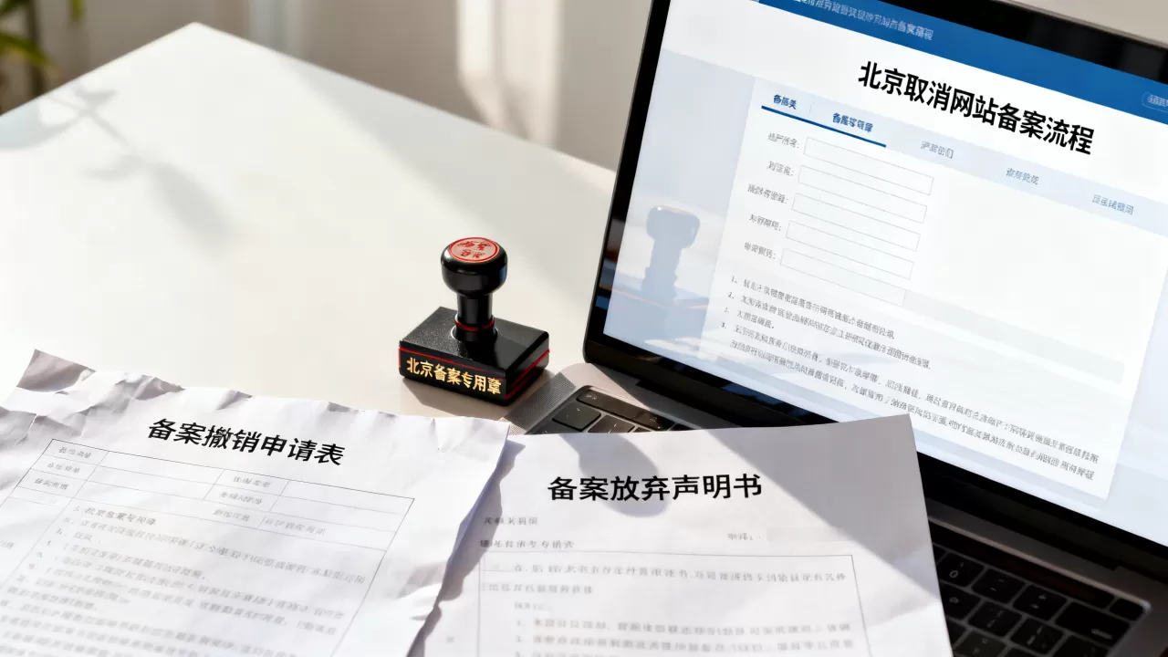 北京备案撤销和放弃有什么区别？北京取消网站备案流程