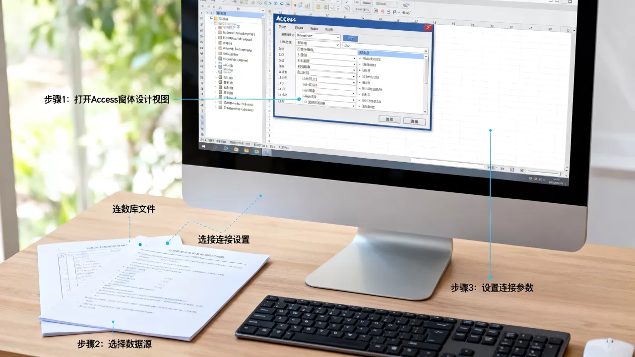access窗体怎么连接数据库？access窗体连接数据库详细步骤