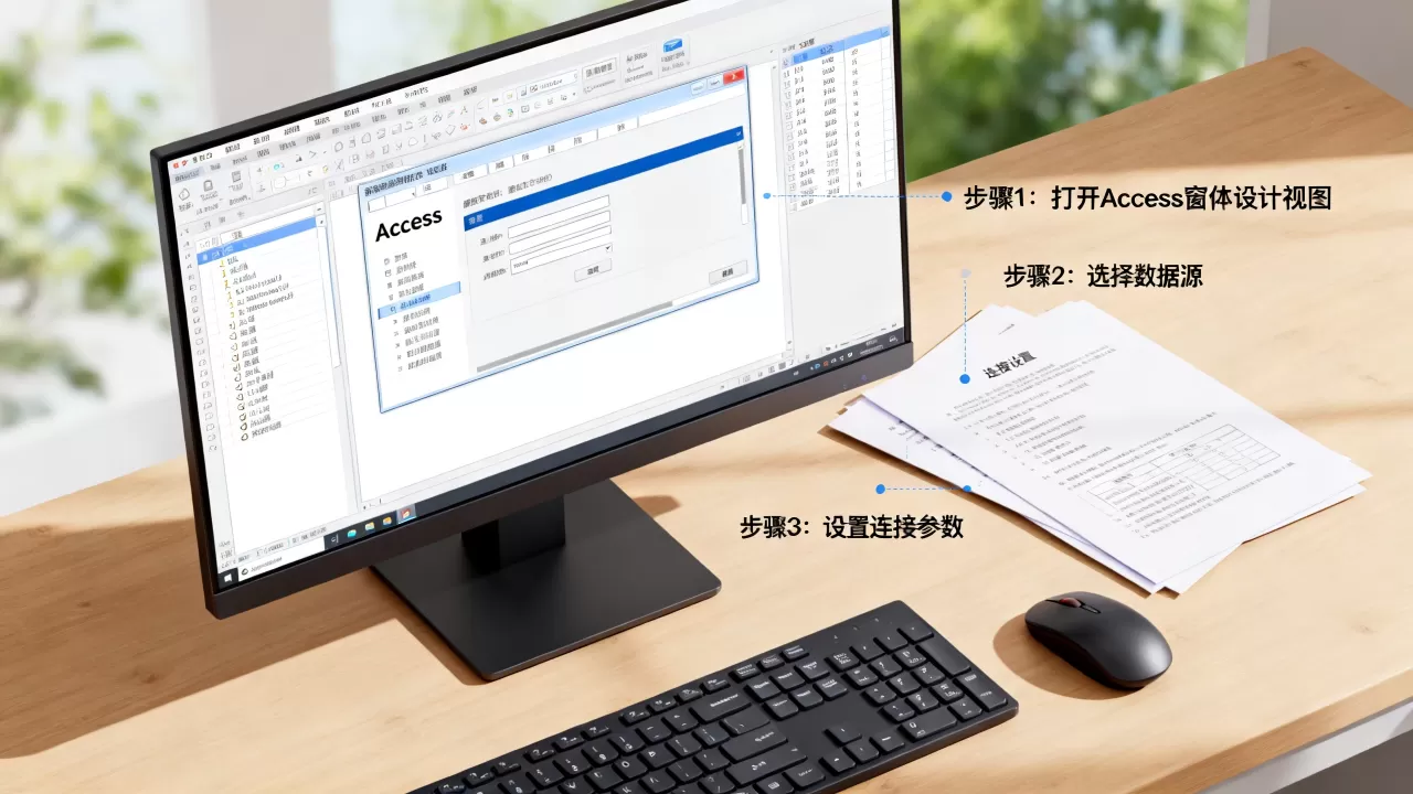 access窗体怎么连接数据库？access窗体连接数据库详细步骤