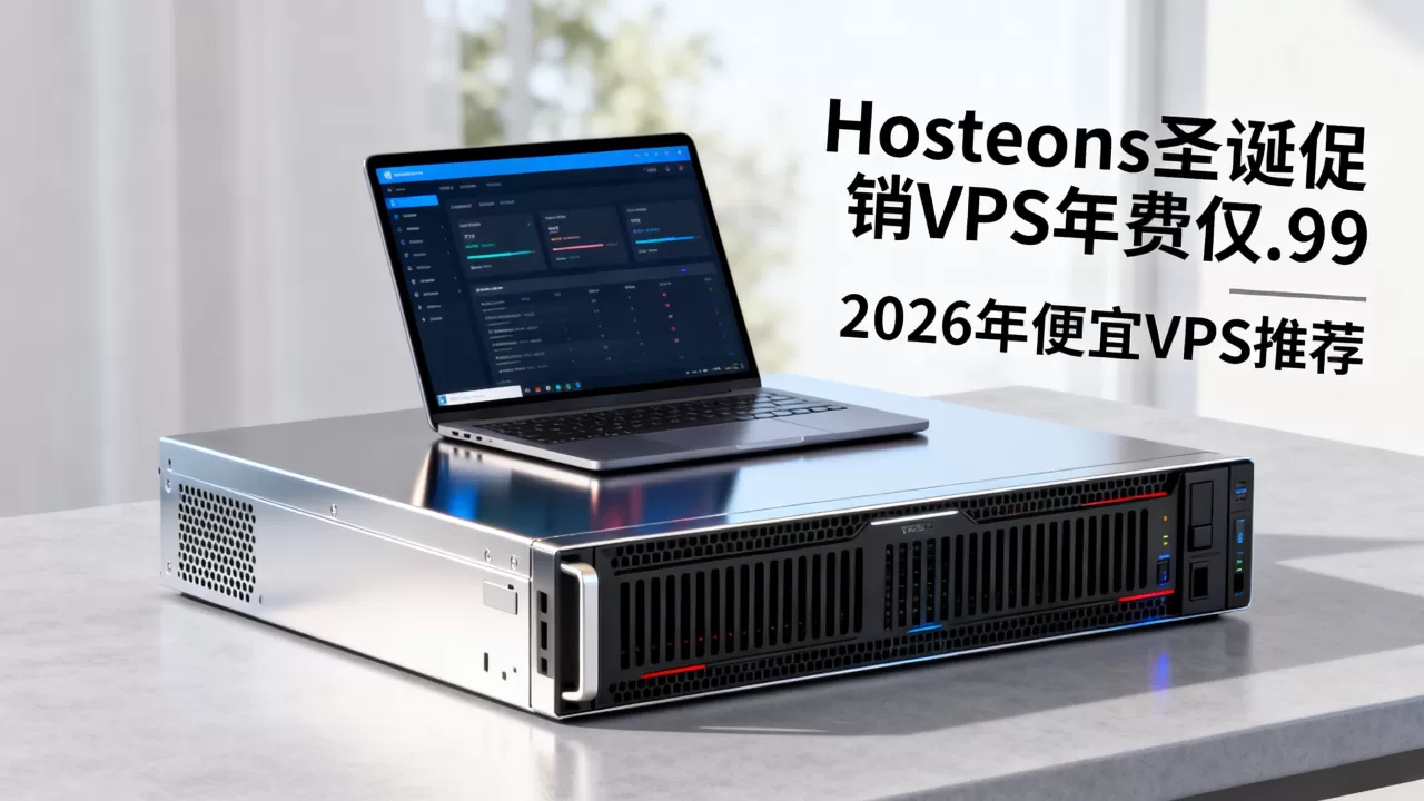 Hosteons圣诞促销VPS年费仅.99,2026年便宜VPS推荐 Hosteons圣诞促销VPS年费仅.99,2026年便宜VPS推荐