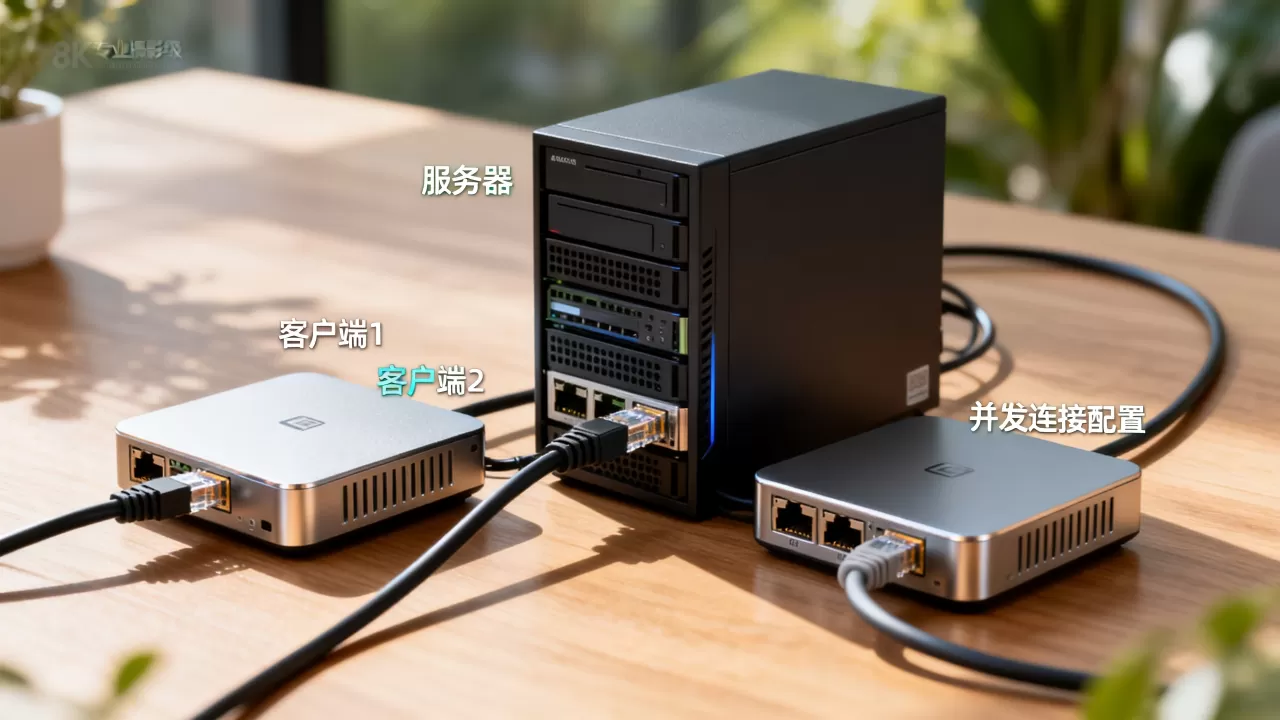 服务器和两个客户端怎么连接?多客户端并发连接配置 服务器和两个客户端怎么连接?多客户端并发连接配置