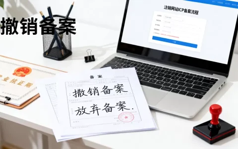 备案账户撤销与放弃有啥区别？注销网站ICP备案流程