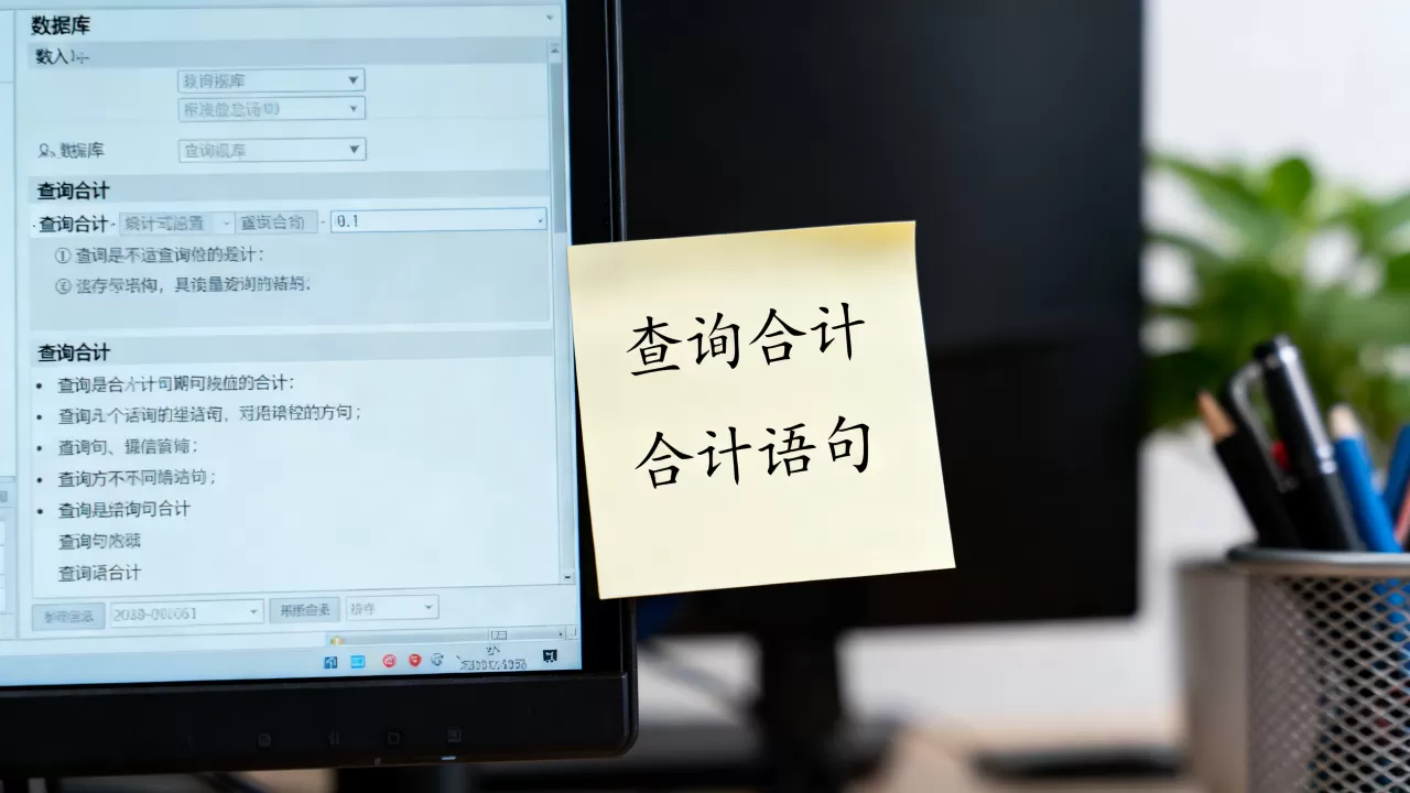access数据库查询合计怎么做？access数据库查询合计语句