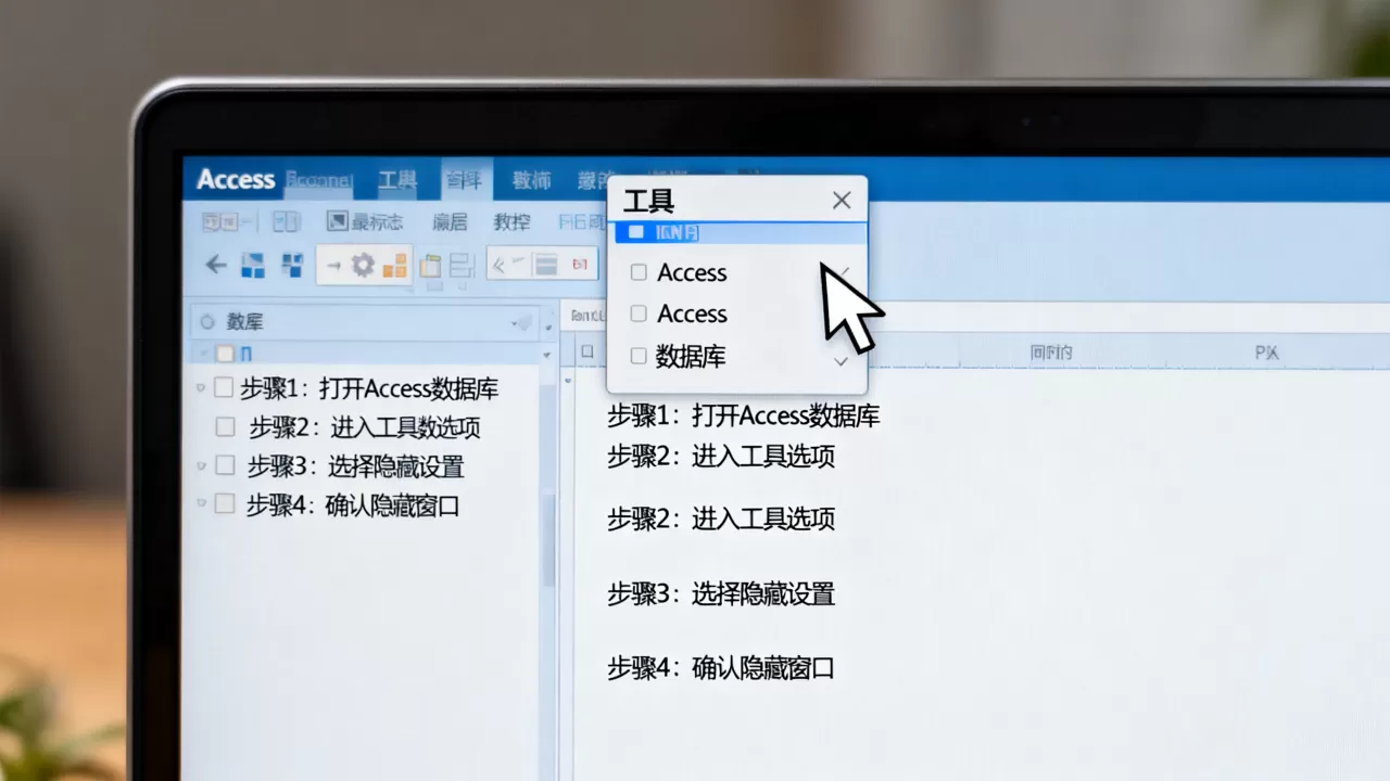 如何隐藏Access数据库窗口?access隐藏数据库窗口教程 如何隐藏Access数据库窗口?access隐藏数据库窗口教程