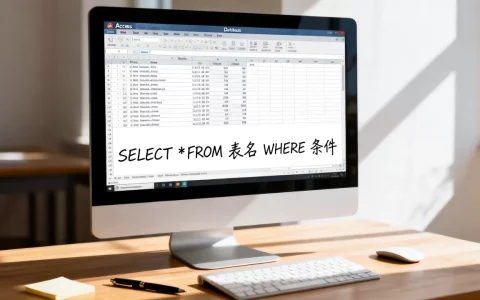 access数据库怎么筛选数据？access数据库查询语句怎么写