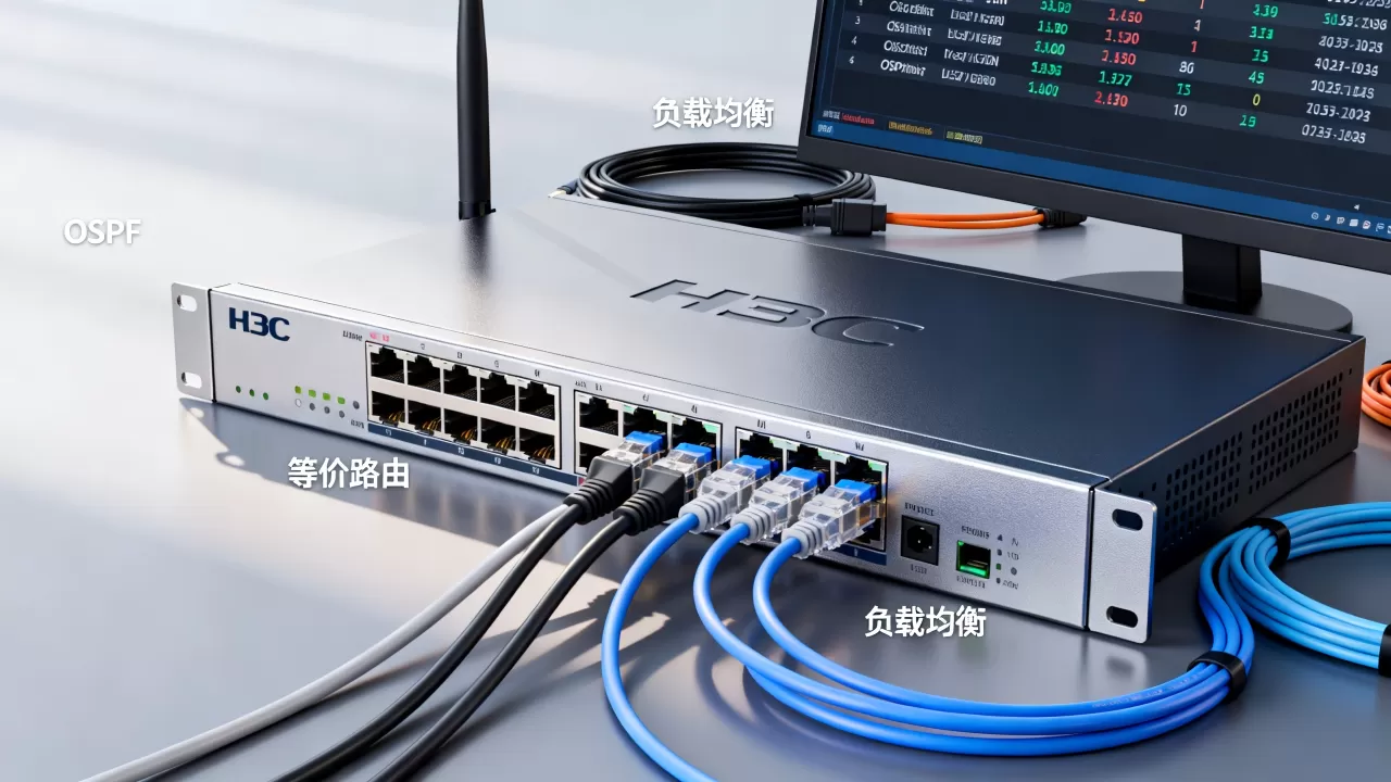 H3C OSPF等价路由负载均衡如何实现?配置方法详解 H3C OSPF等价路由负载均衡如何实现?配置方法详解