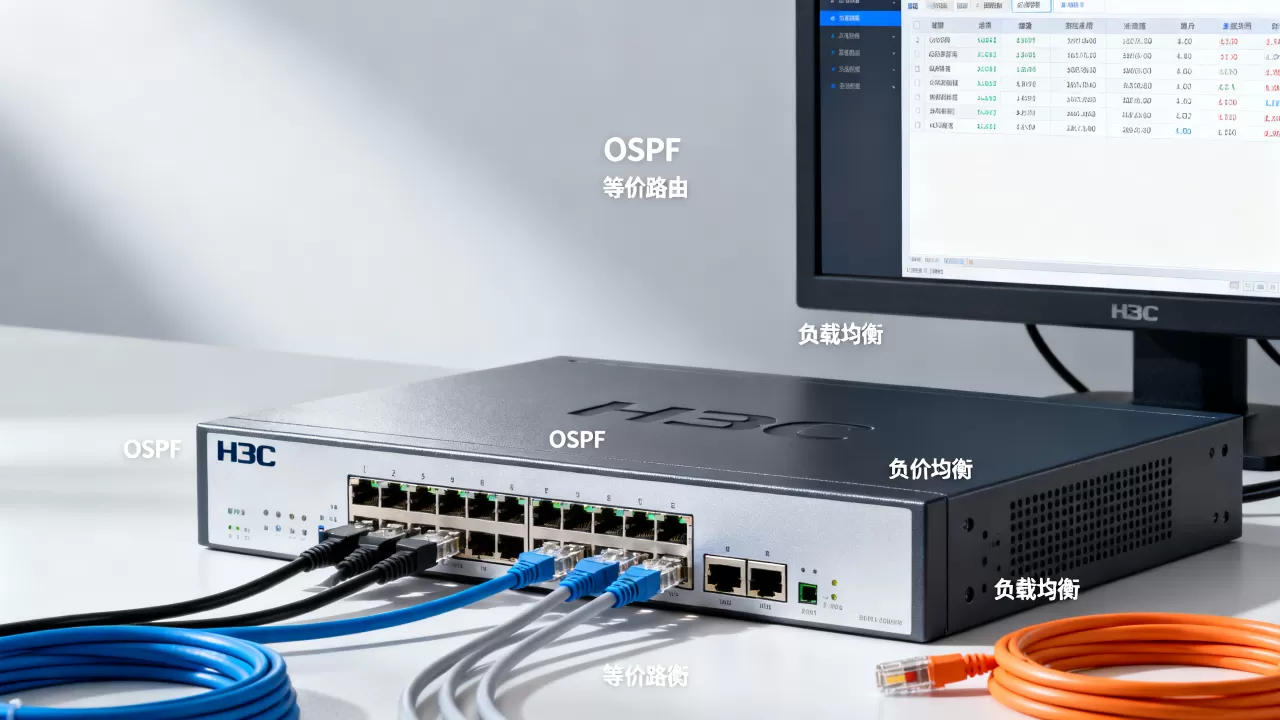 H3C OSPF等价路由负载均衡如何实现?配置方法详解 H3C OSPF等价路由负载均衡如何实现?配置方法详解