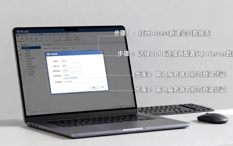 如何用Access直接操作SQL数据库？access连接sqlserver详细教程