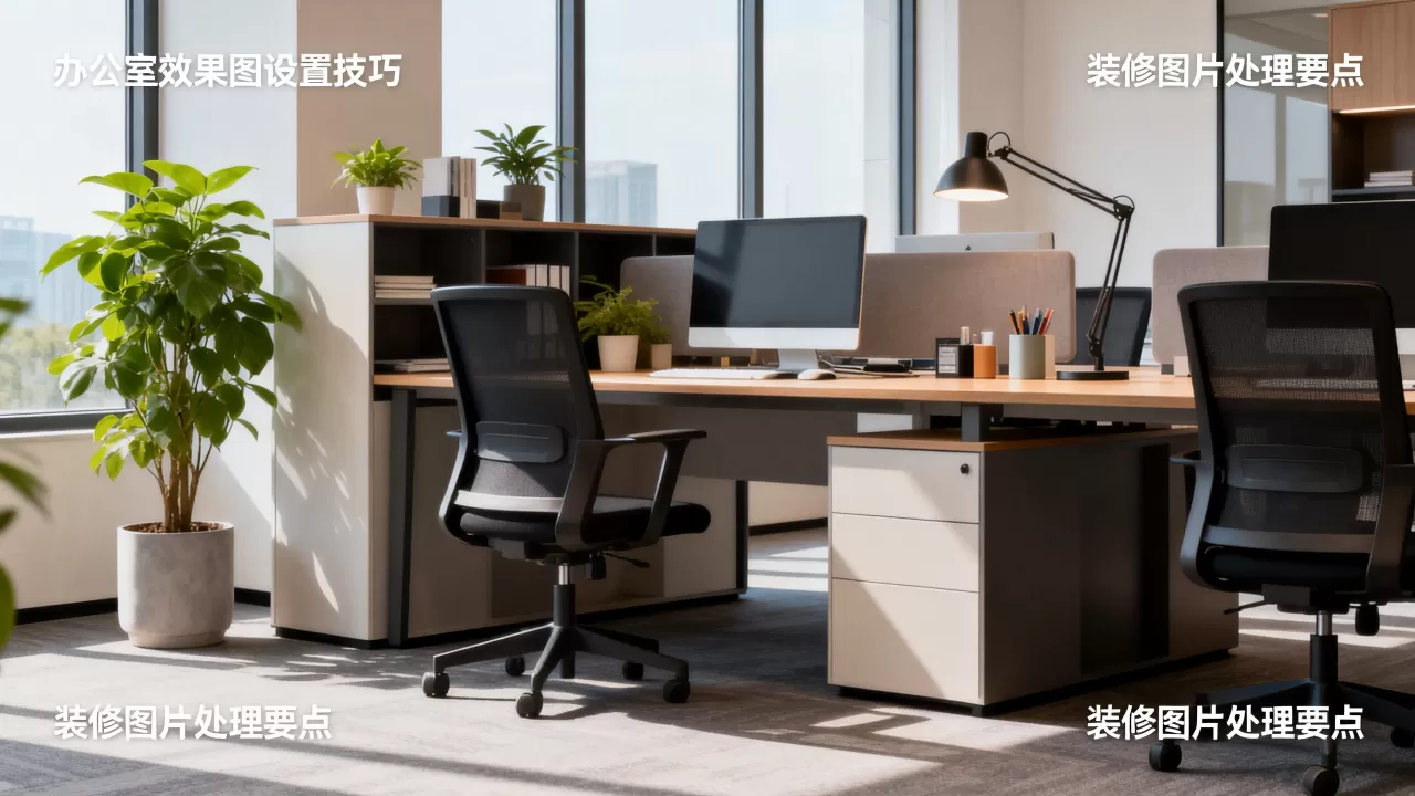 办公室效果图怎么设置?办公室装修图片处理技巧 办公室效果图怎么设置?办公室装修图片处理技巧