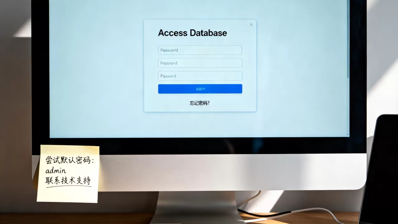 access数据库密码忘了怎么办？access数据库密码忘记如何破解