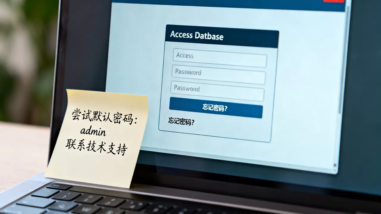 access数据库密码忘了怎么办？access数据库密码忘记如何破解