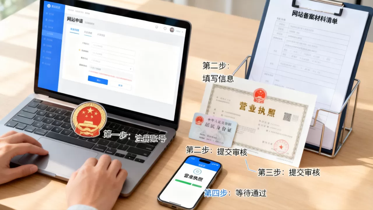 申请网站流程是什么?如何快速通过网站备案 申请网站流程是什么?如何快速通过网站备案