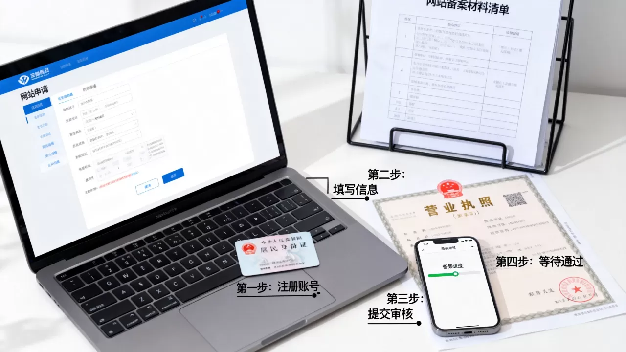 申请网站流程是什么?如何快速通过网站备案 申请网站流程是什么?如何快速通过网站备案