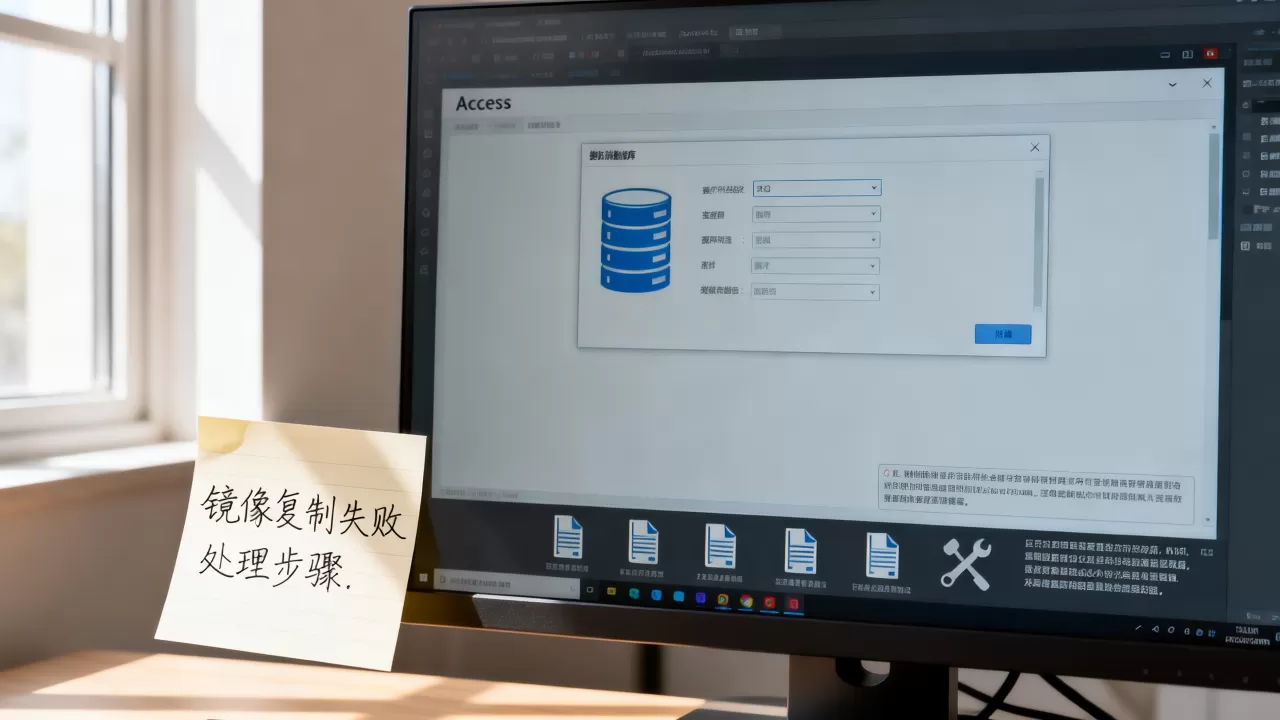 access镜像复制失败怎么办?access数据库如何快速克隆 access镜像复制失败怎么办?access数据库如何快速克隆