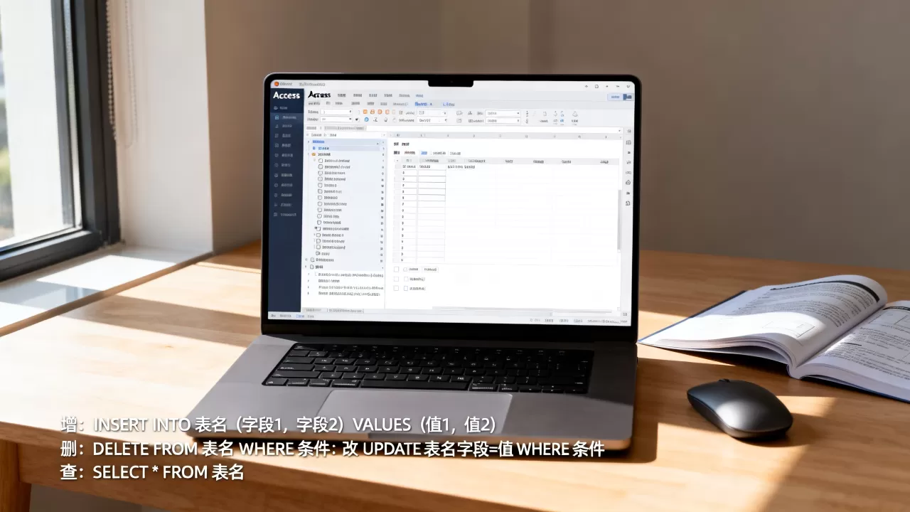 access数据库增删改怎么操作？access数据库增删改查语句