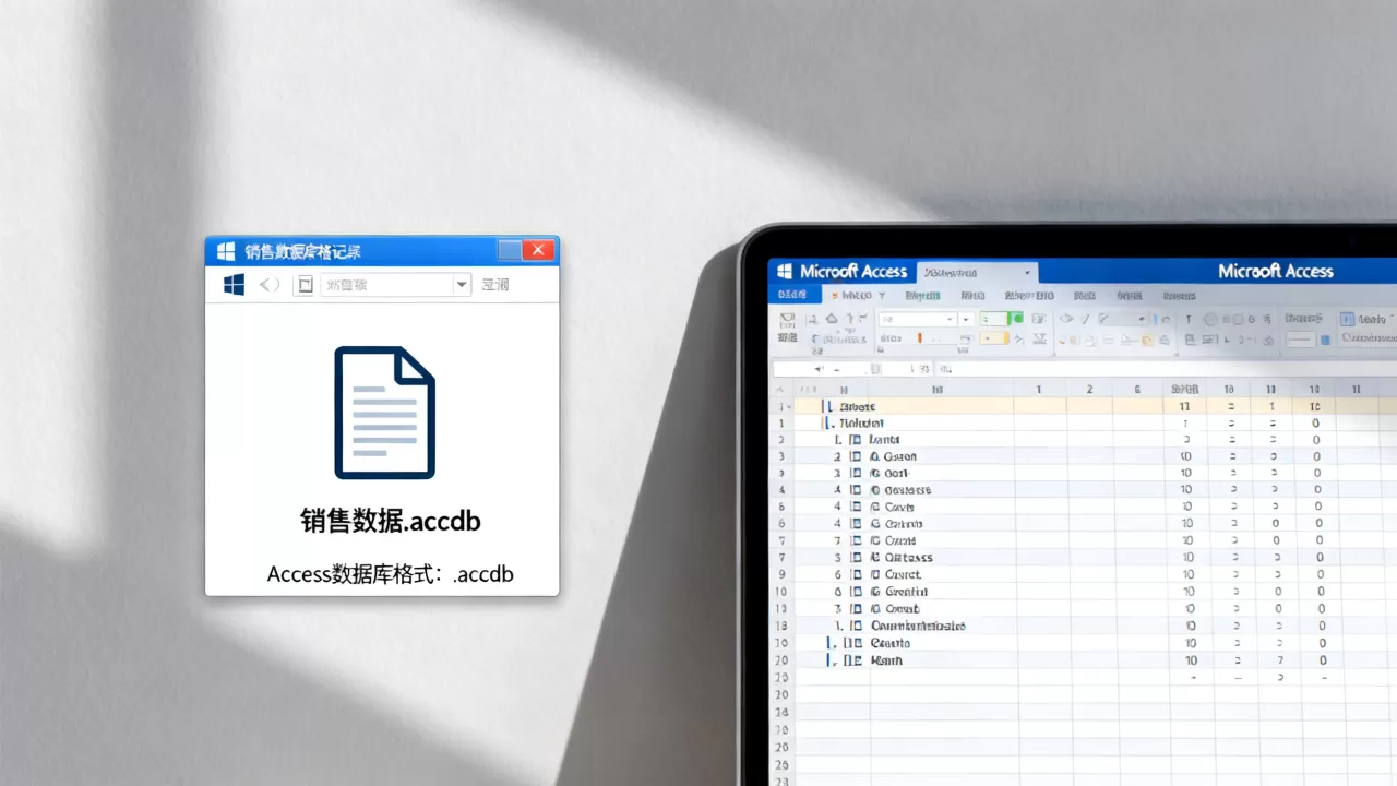 access的数据库是哪种格式？access数据库怎么打开
