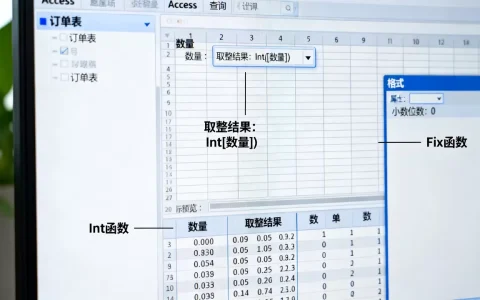 Access数据库如何取整？Access数据库取整函数有哪些