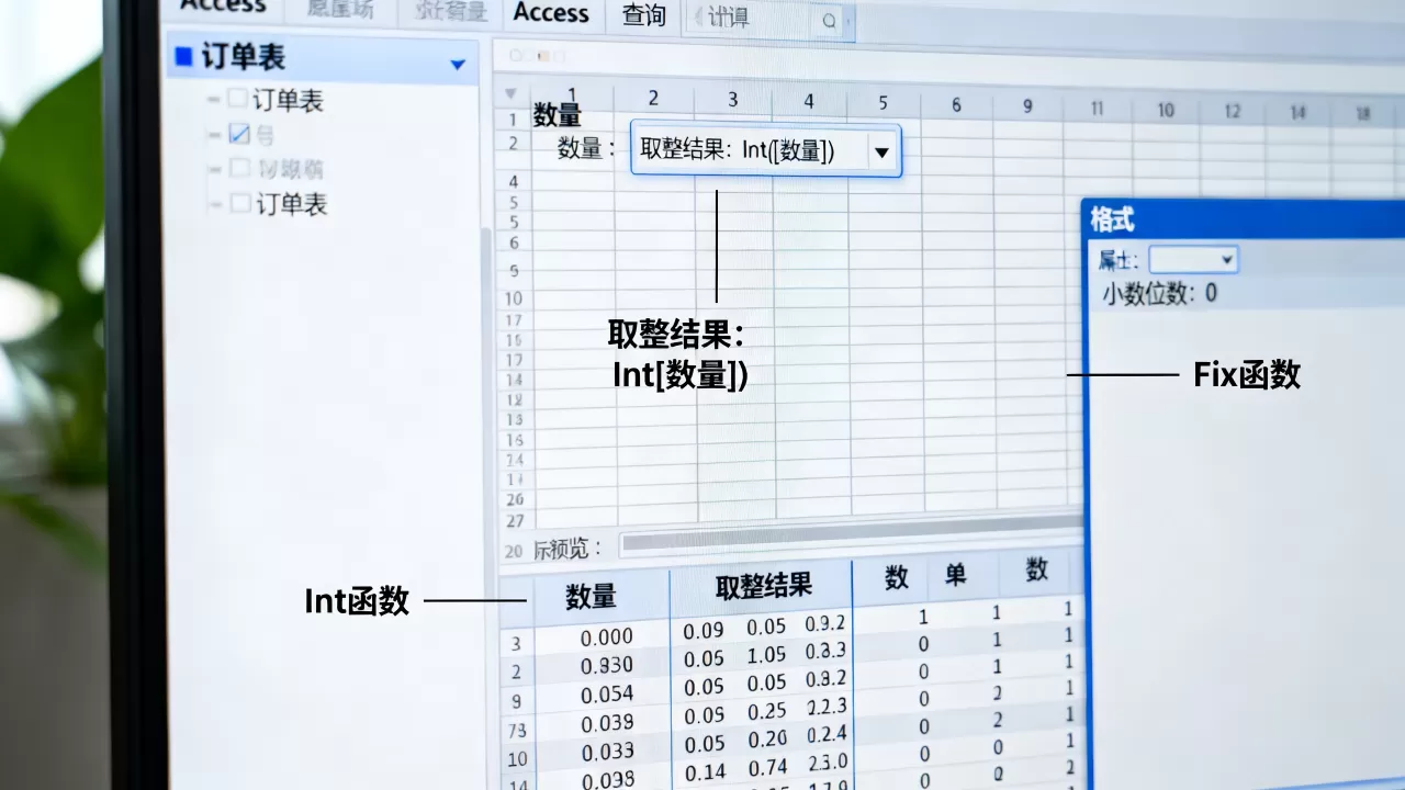 Access数据库如何取整？Access数据库取整函数有哪些