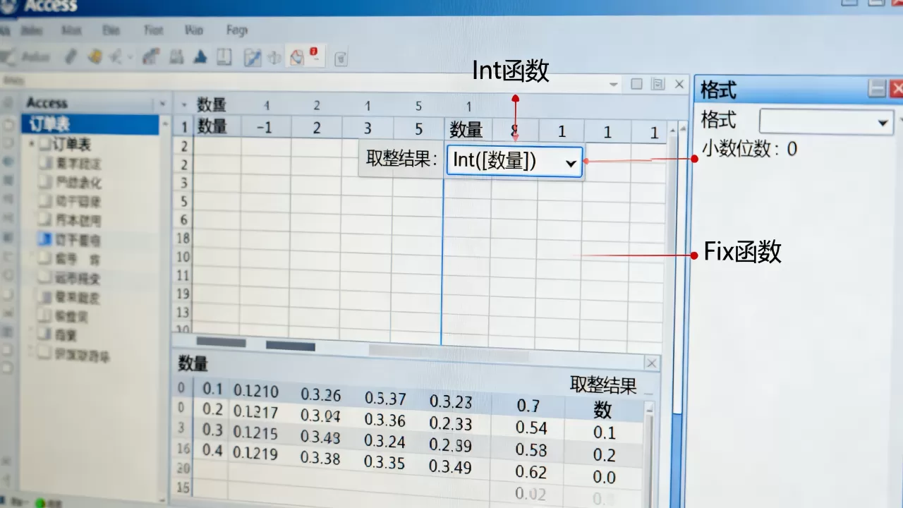 Access数据库如何取整？Access数据库取整函数有哪些