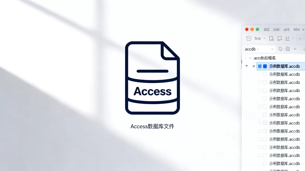 Access数据库文件格式是什么?access数据库文件后缀名 Access数据库文件格式是什么?access数据库文件后缀名