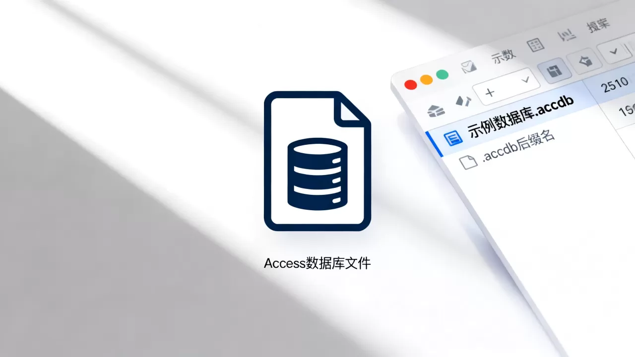 Access数据库文件格式是什么?access数据库文件后缀名 Access数据库文件格式是什么?access数据库文件后缀名