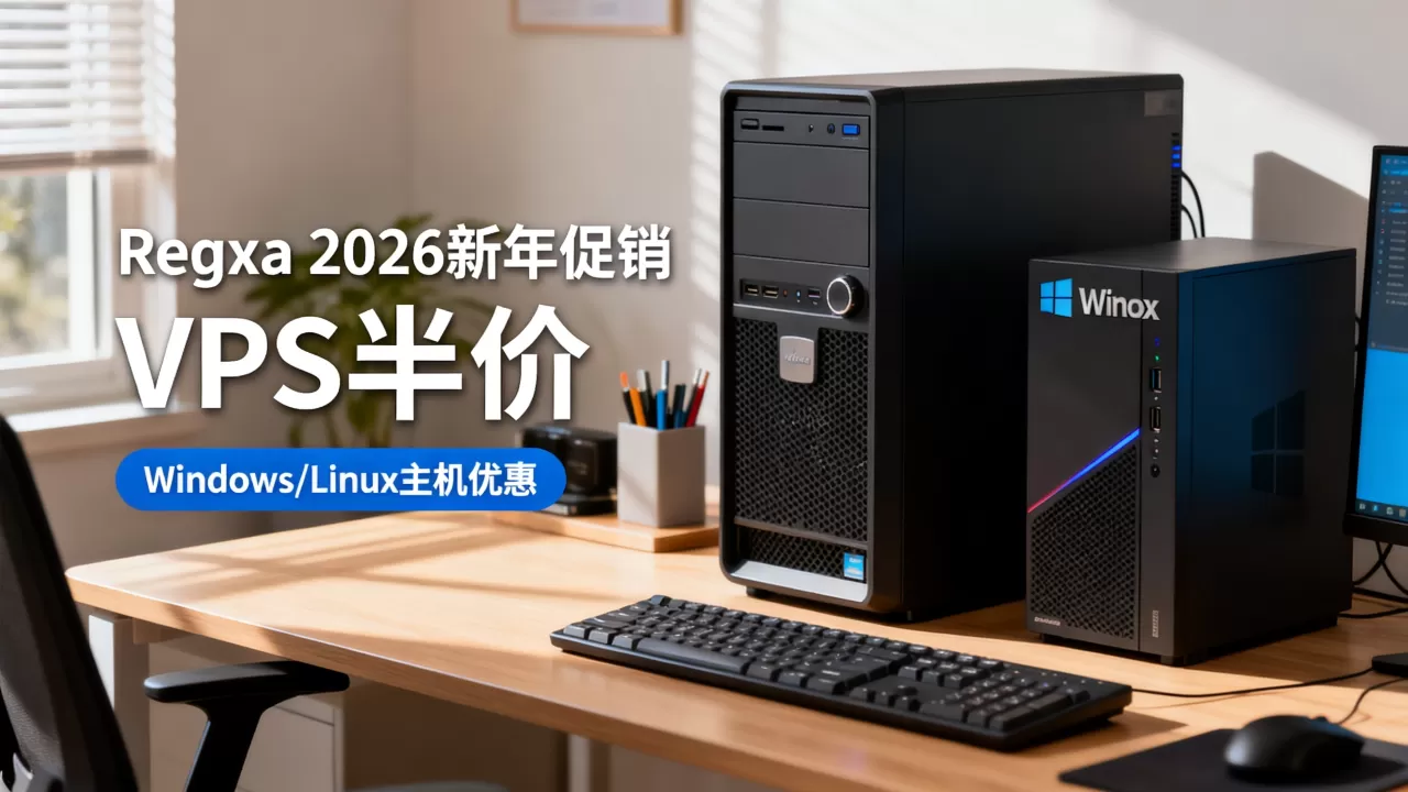Regxa 2026新年促销VPS半价是真的吗?Windows Linux主机优惠怎么领 Regxa 2026新年促销VPS半价是真的吗?Windows Linux主机优惠怎么领