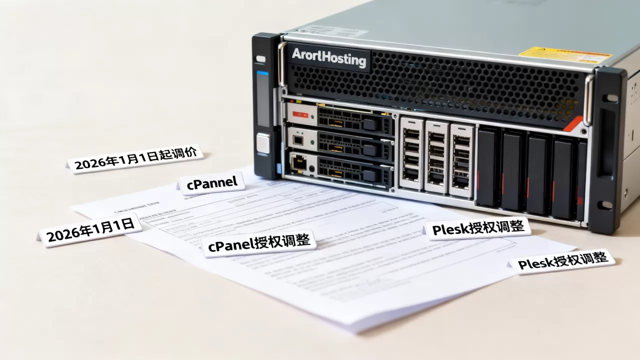 ARDHosting 2026年1月1日起调价是真的吗?cPanel Plesk授权价格调整详情 ARDHosting 2026年1月1日起调价是真的吗?cPanel Plesk授权价格调整详情