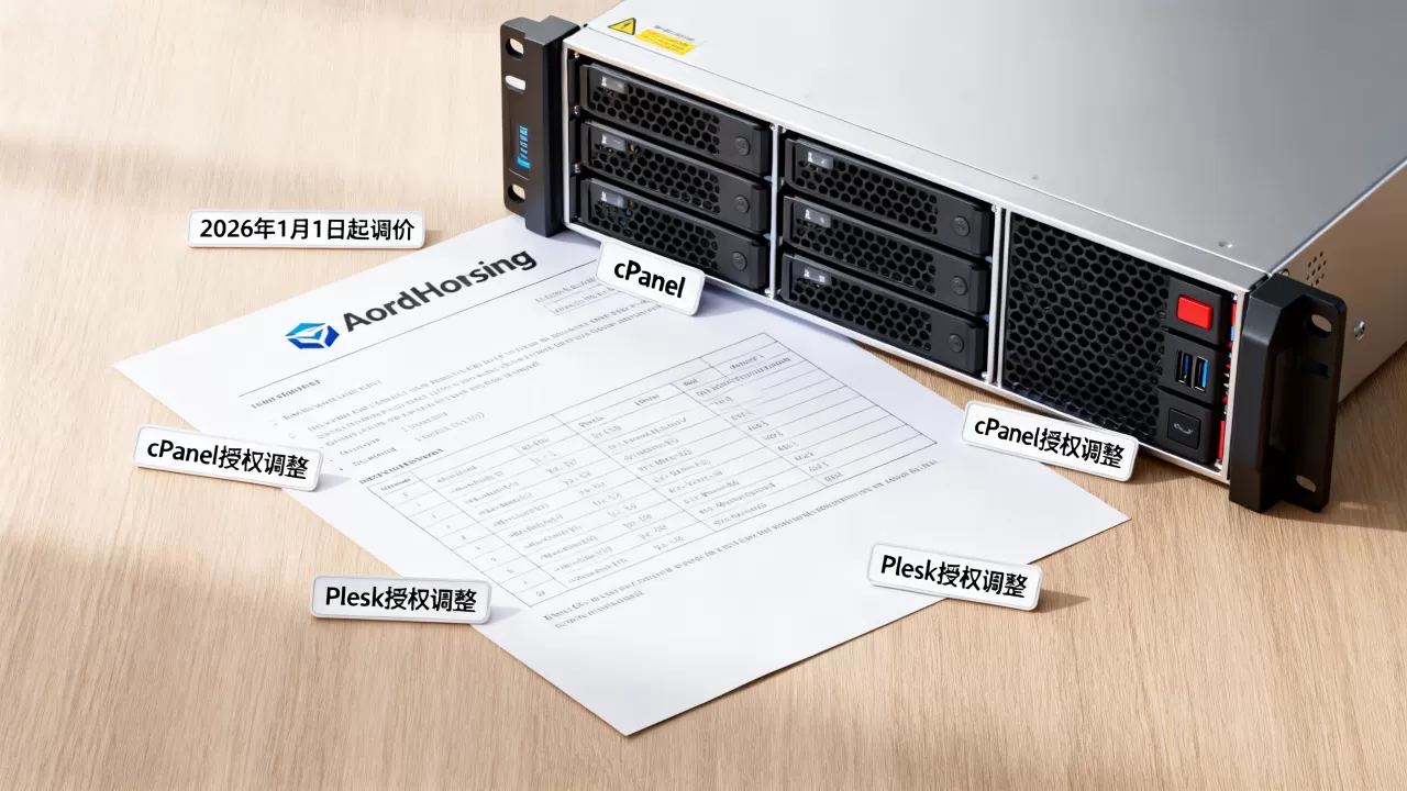 ARDHosting 2026年1月1日起调价是真的吗?cPanel Plesk授权价格调整详情 ARDHosting 2026年1月1日起调价是真的吗?cPanel Plesk授权价格调整详情