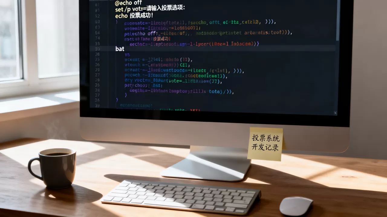 如何用bat实现投票功能?bat脚本编写投票系统 如何用bat实现投票功能?bat脚本编写投票系统