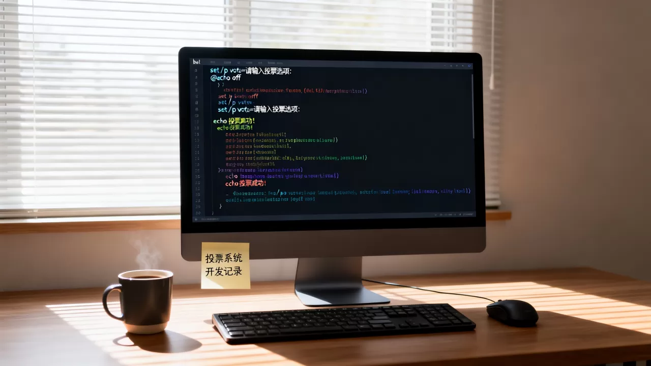 如何用bat实现投票功能?bat脚本编写投票系统 如何用bat实现投票功能?bat脚本编写投票系统