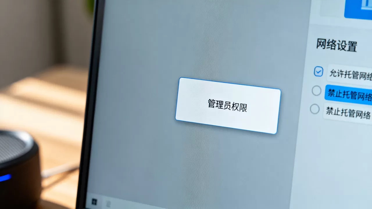 为何提示需要管理员权限?如何允许或禁止托管网络 为何提示需要管理员权限?如何允许或禁止托管网络