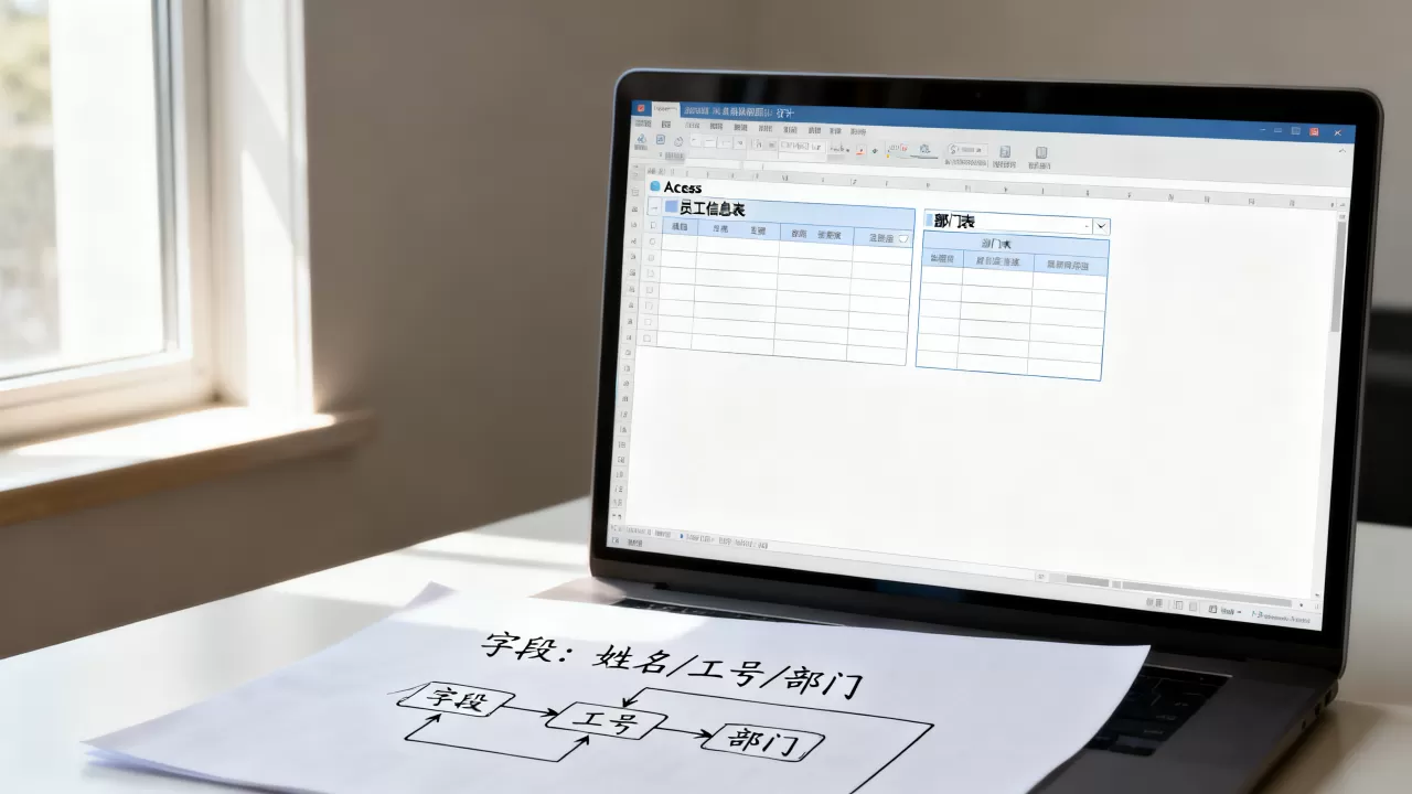 如何设计access数据库hr？hr系统数据库设计模板