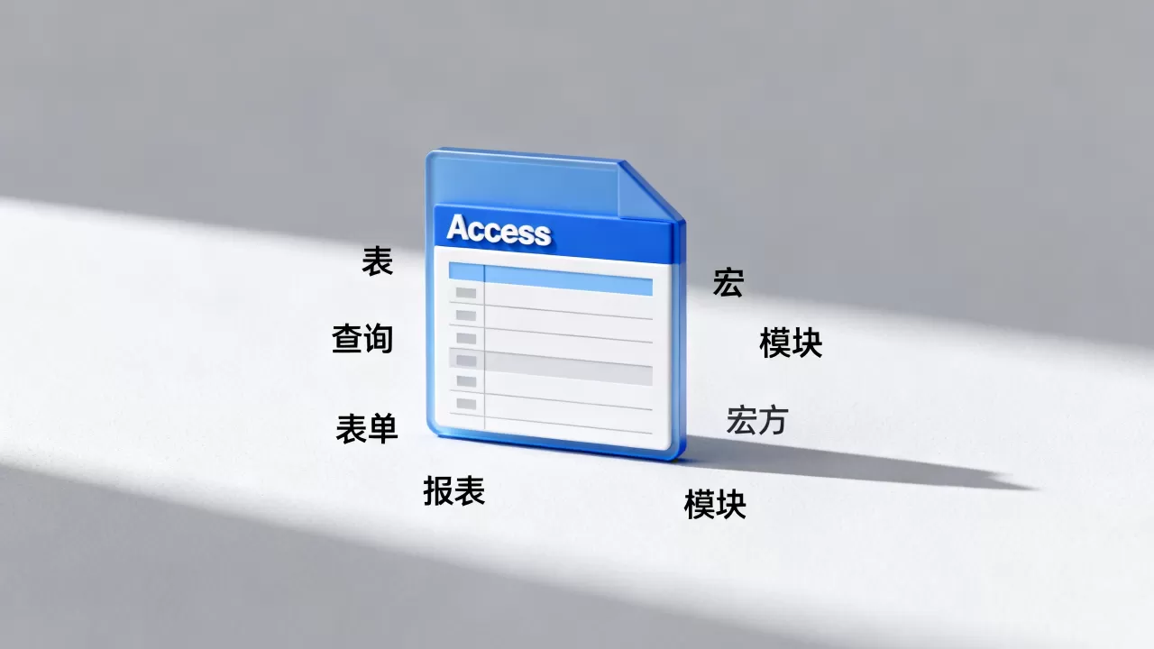 Access数据库对象有哪些？access数据库对象类型详解