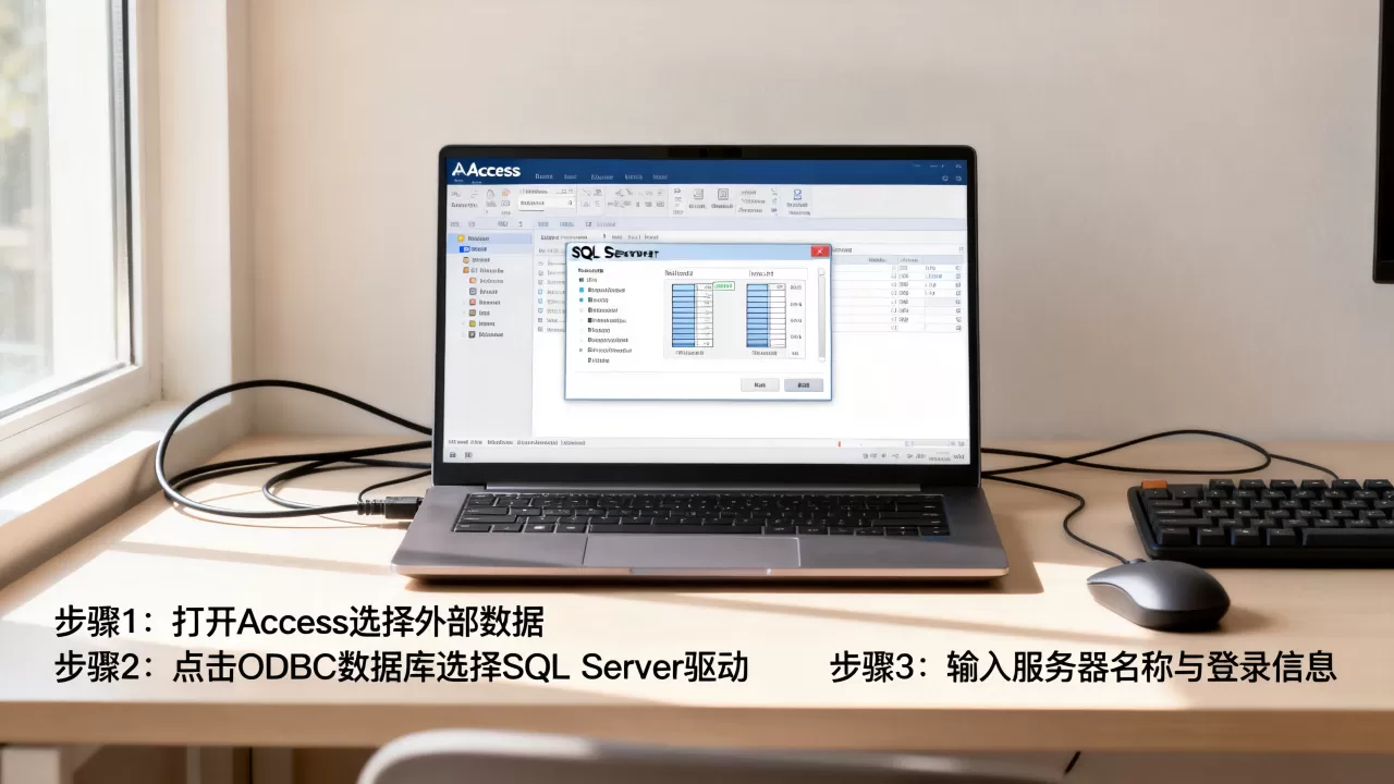 Access怎么链接SQL数据库?Access连接SQL Server详细教程 Access怎么链接SQL数据库?Access连接SQL Server详细教程