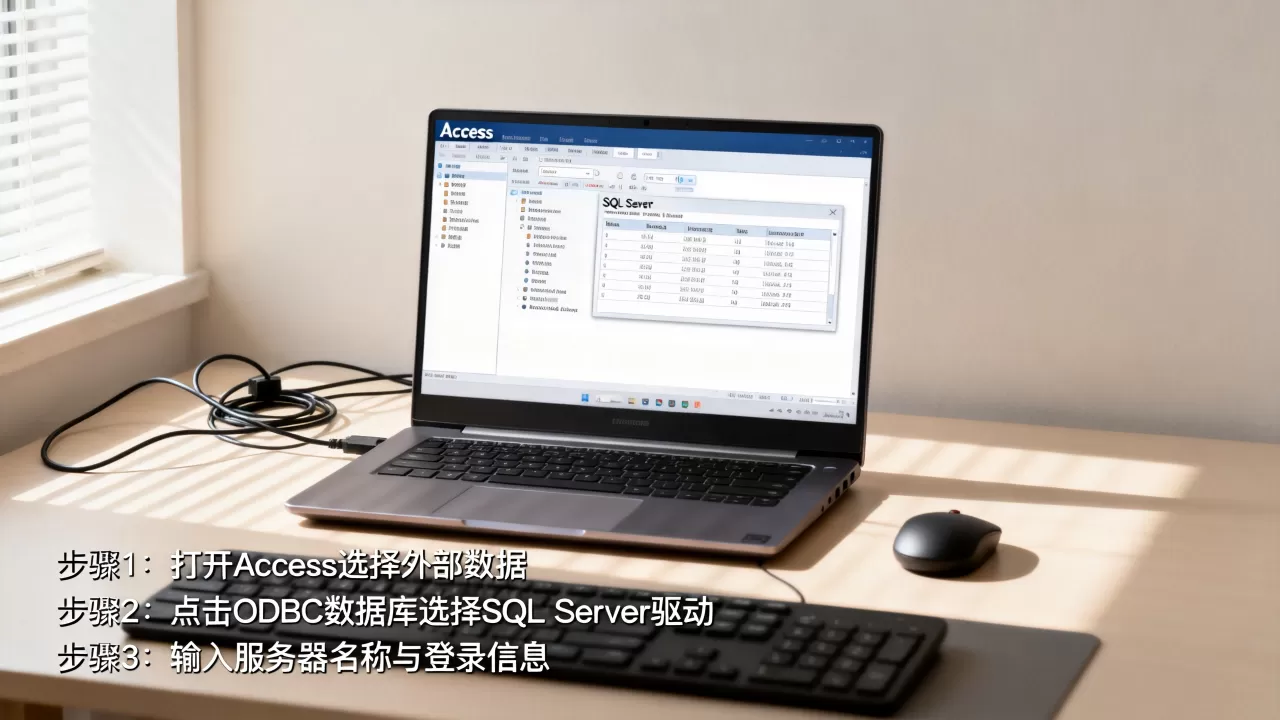 Access怎么链接SQL数据库?Access连接SQL Server详细教程 Access怎么链接SQL数据库?Access连接SQL Server详细教程