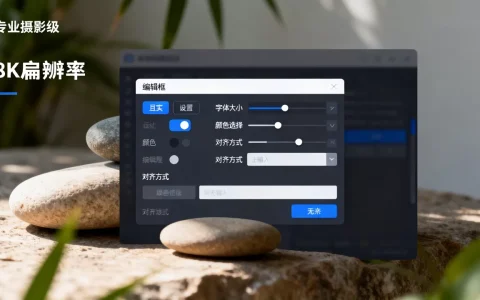 编辑框设置界面怎么改？
